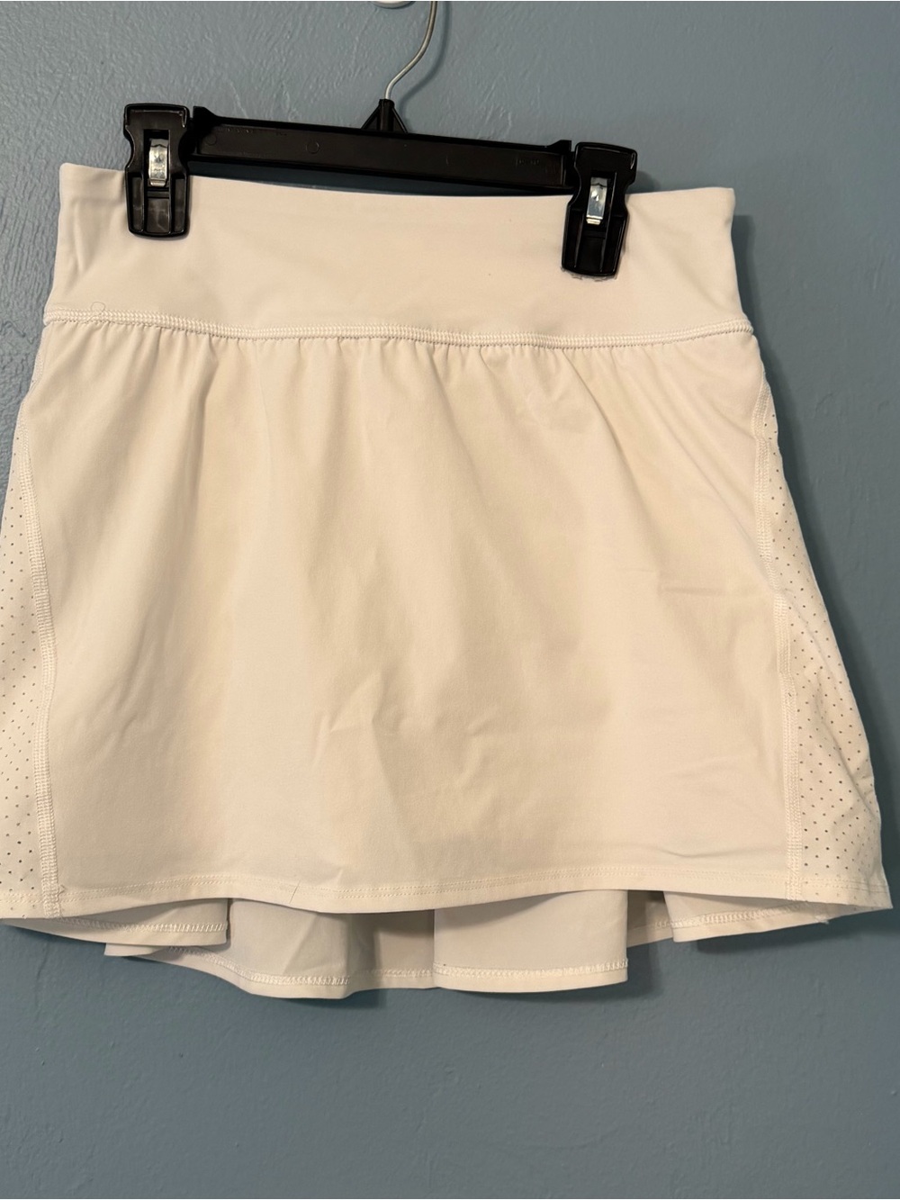 SPANX White Athletic Skort with Built-In Shorts